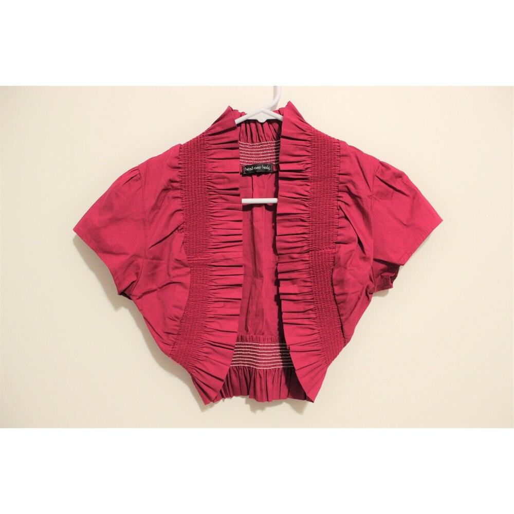 Head Over Heels Pull Over Dark Pink Color Size M Pre-owned